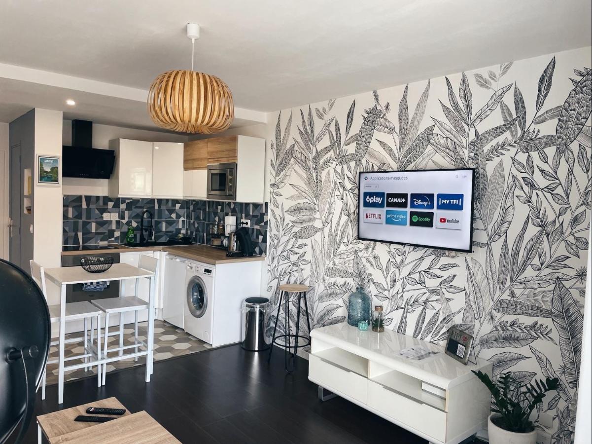 New: Appartement Tout Confort + Parking Gratuit Amiens Kültér fotó