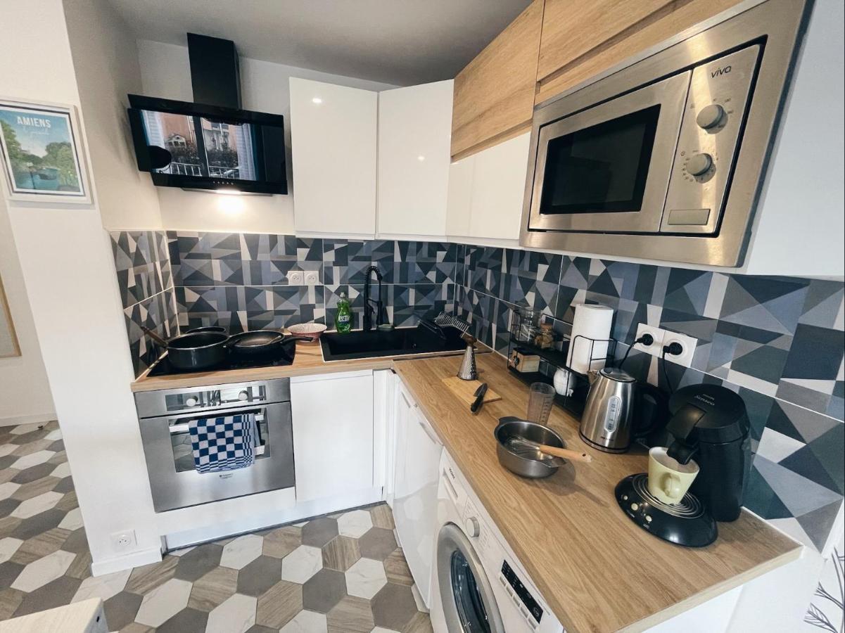 New: Appartement Tout Confort + Parking Gratuit Amiens Kültér fotó